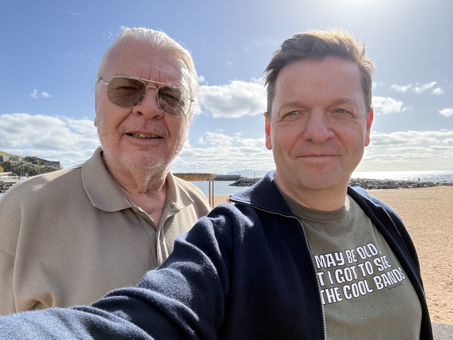Michael och Phil på Madeira